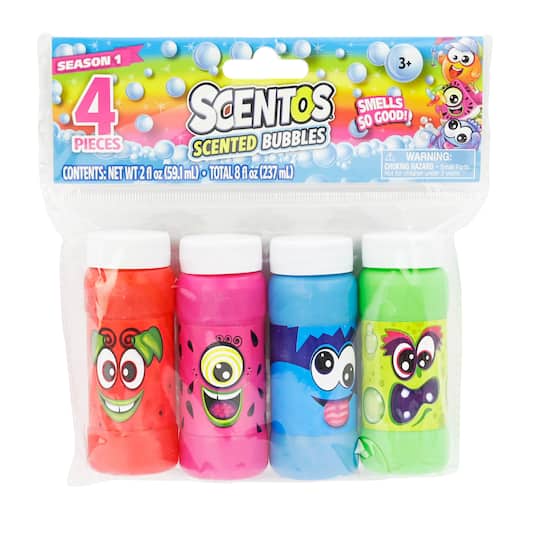 Scentos&#xAE; Scented Bubbles 4-Pack
